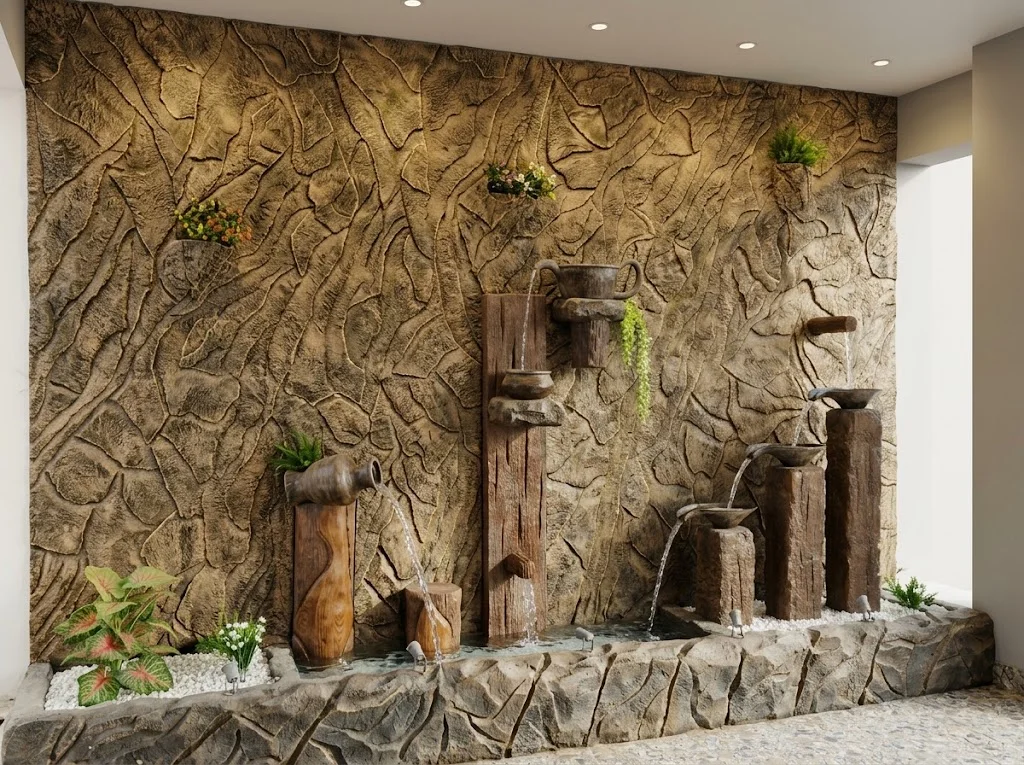 Texture, shaped by hand. Mock Rock, Faux Wood & Sculptures from the Mock Rock Gardening portfolio.