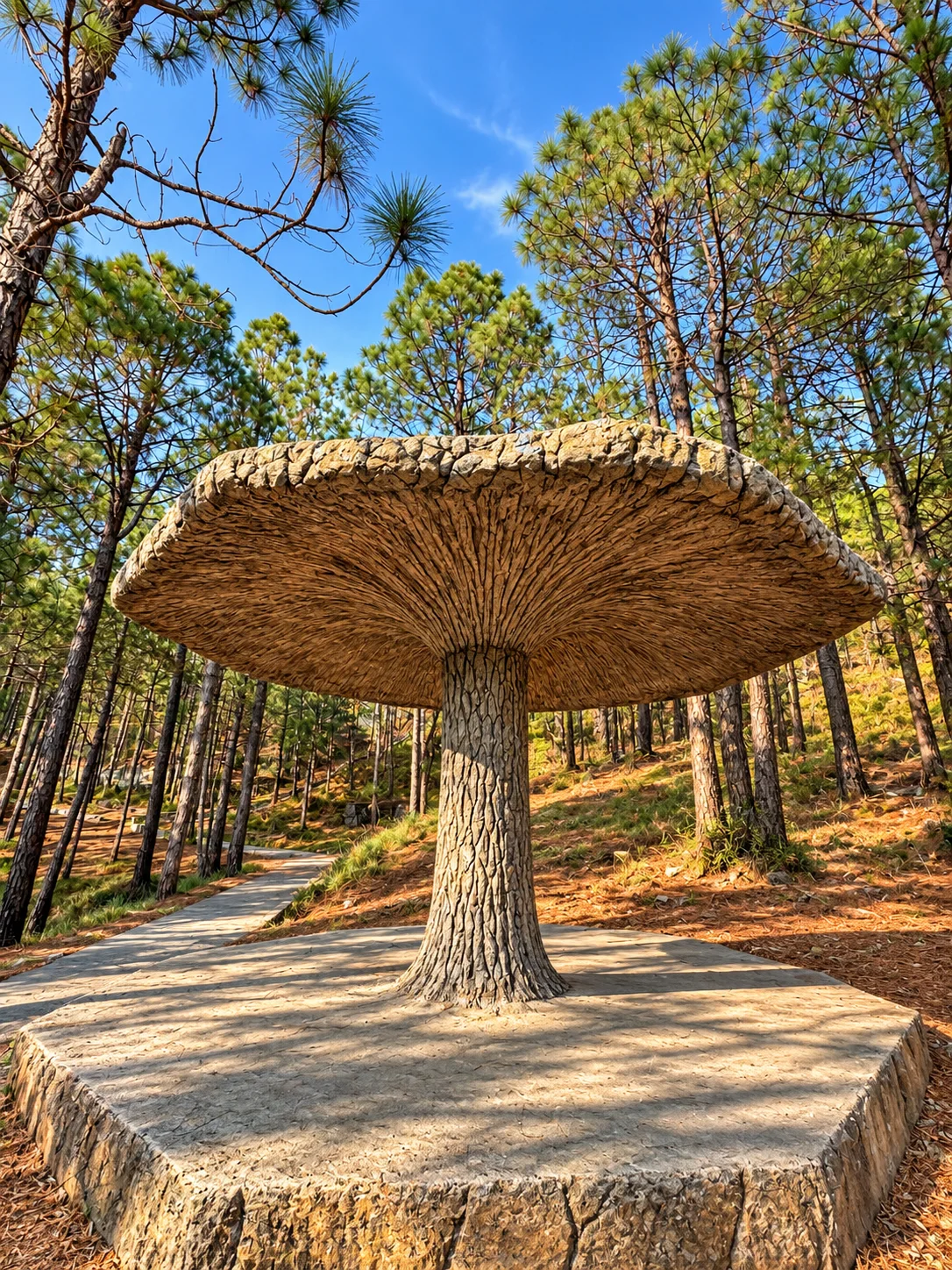 The woodland pavilion. Landscape Design & Gardening from the Mock Rock Gardening portfolio.