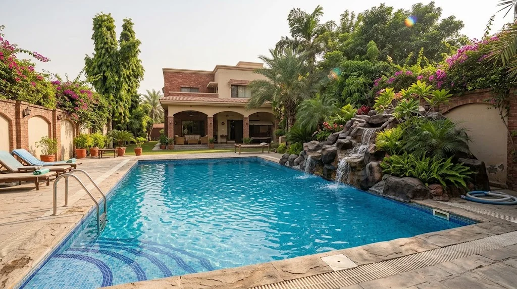 Water, rock and a quiet afternoon. Swimming Pools from the Mock Rock Gardening portfolio.